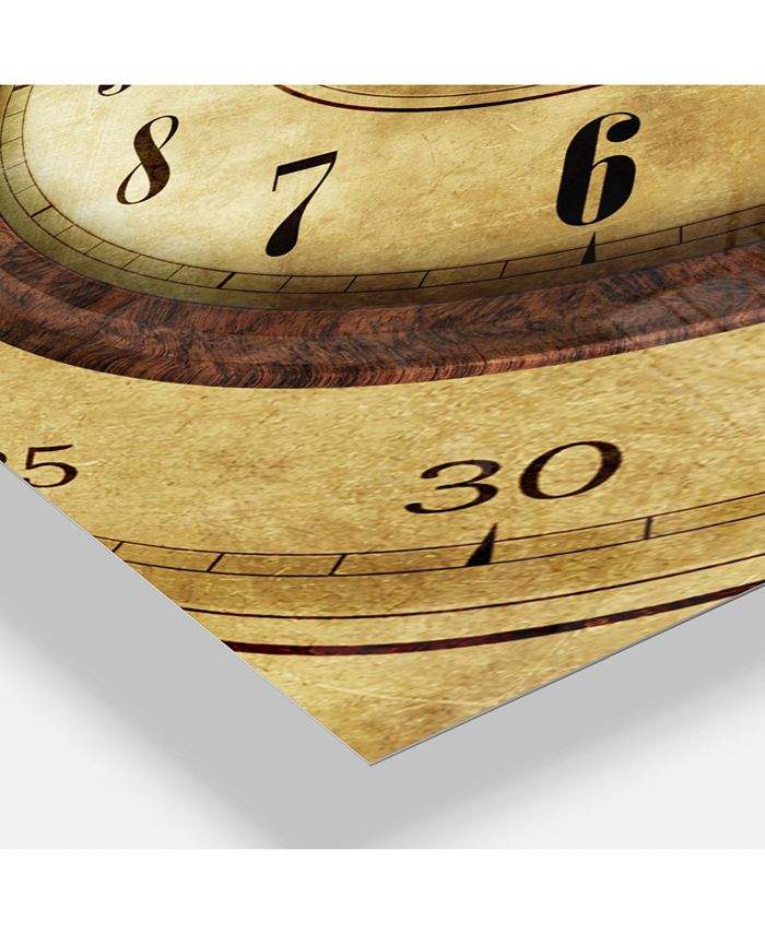 Design Art Designart Oversized Contemporary Metal Wall Clock Macy's