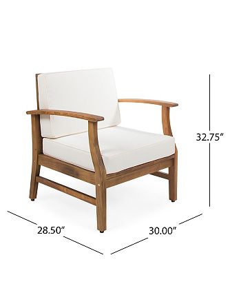Noble House - Perla Outdoor Club Chair (Set of 2)