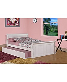 Full Sleigh Bed with Trundle Bed