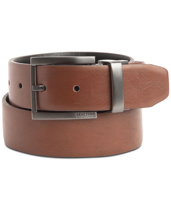 Kenneth Cole Men's Comfort Stretch Leather Casual Belt - Macy's