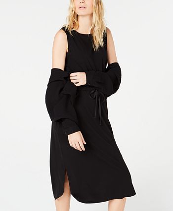 Eileen fisher deals drawstring dress