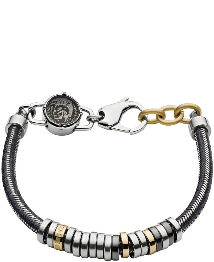 Macys mens stainless new arrivals steel bracelet