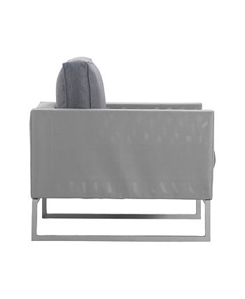 Elle Decor - Tropez Outdoor Mesh Arm Chair, Quick Ship