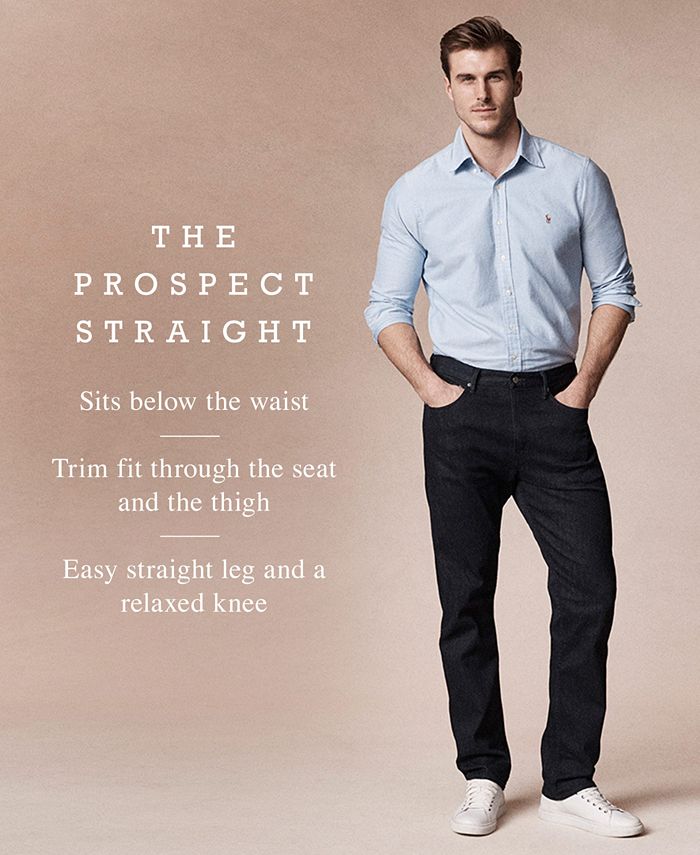 Polo Ralph Lauren Men's Big & Tall Prospect Straight Stretch Jeans - Macy's