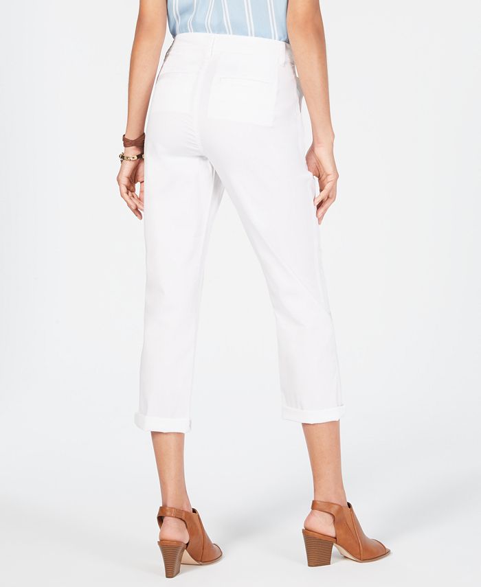 Style & Co Petite Utility Pocket Capri Pants, Created for Macy's - Macy's