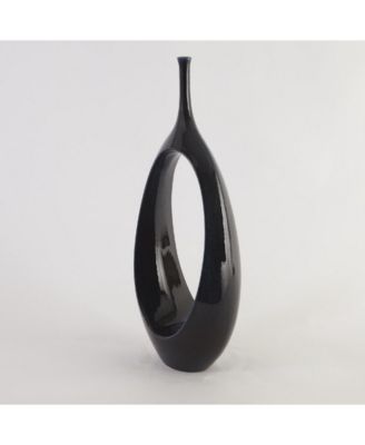 Open Oval Ring Vase Small
