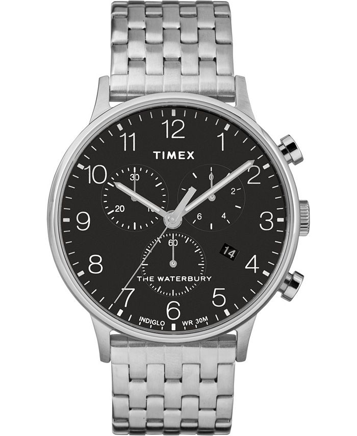 Waterbury classic chronograph on sale 40mm stainless steel watch