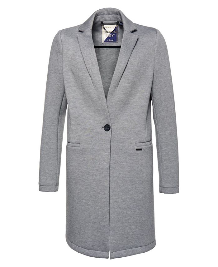 Superdry longline blazer top