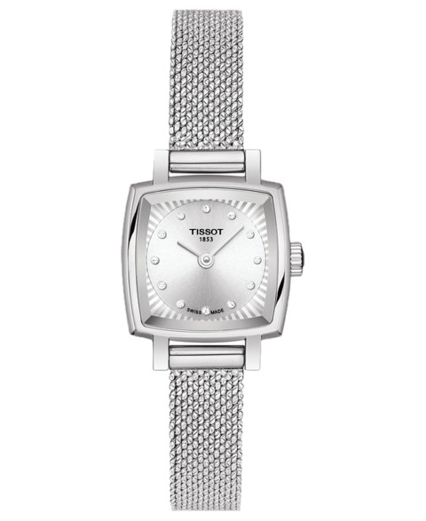 Женские часы Tissot T-Lady Lovely на стальном браслете-сетке 20мм
