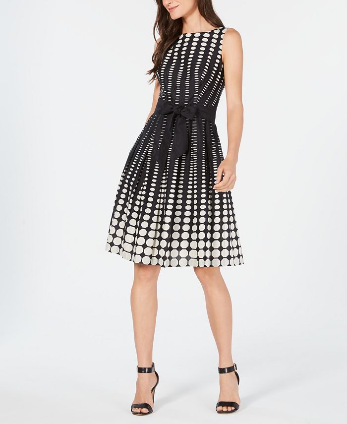 Anne klein gingham dress new arrivals