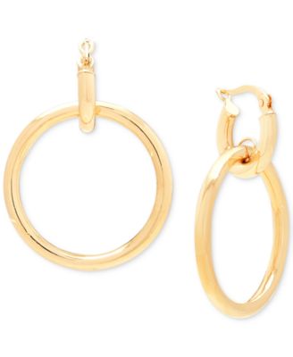 Italian Gold - Drop Earrings in 14k Gold