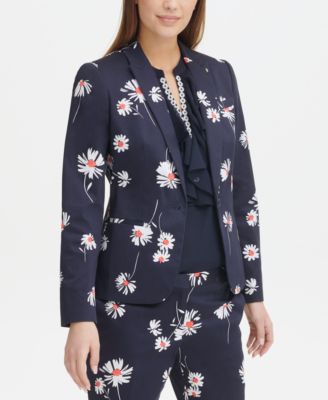 tommy hilfiger floral blazer