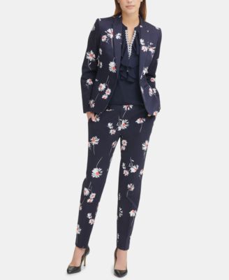 macy's tommy hilfiger women's suits