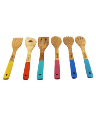 Cooknco 7-Pc. Bamboo Banana Utensil Set