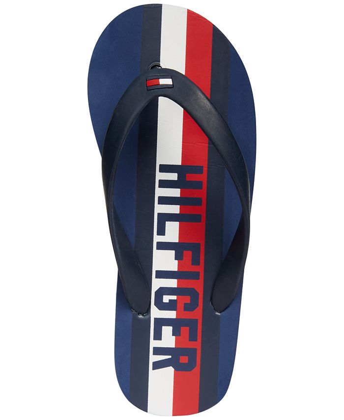 Tommy Hilfiger Little & Big Boys Graphic Stripe Flip-Flop Sandals - Macy's