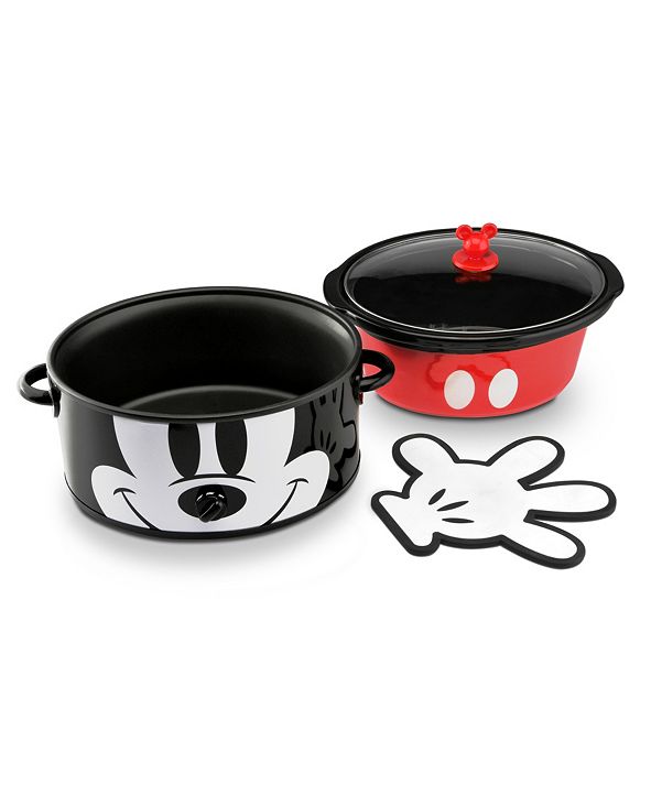 Disney Mickey Mouse 6Quart Slow Cooker with Trivet & Reviews Small