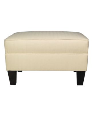 MJL Furniture Designs Brooklyn Square Upholstered Storage Ottoman