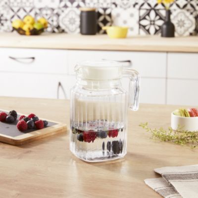 Luminarc Quadro Jug with White Lid