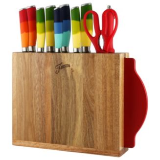 Fiesta Cutlery, 11 Piece Set with Wood Block - Macy's