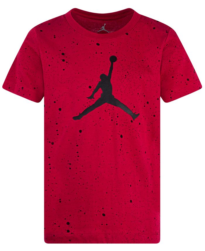 Jordan Toddler Boys Speckled-Print Cotton T-Shirt - Macy's