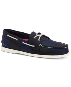 image of Sperry Men-s A/O 2-Eye Sailcloth Boat Shoes Men-s Shoes