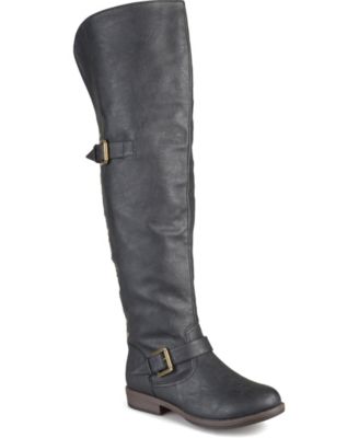 macy's black over the knee boots