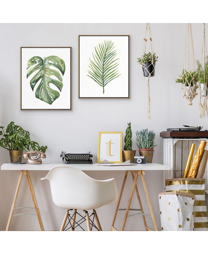 Artissimo Designs Botanical Palm Two - Set of 2 & Reviews - All Wall ...