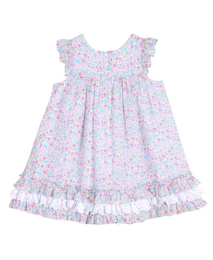 Laura Ashley London Toddler Girls Ruffle Sleeve Party Dress - Macy's
