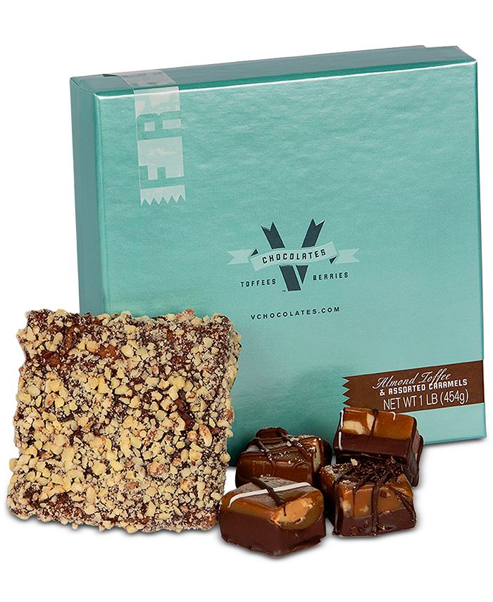 V Chocolates 1Lb Toffee Caramel Combo Macy's