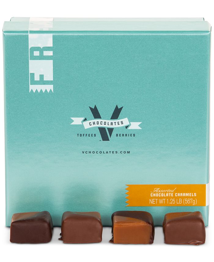 V Chocolates 32Pc. Assorted Milk and Dark Chocolate Nut SeaSalt
