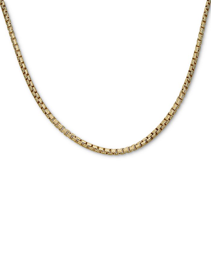 Macy's gold plated chain cheap
