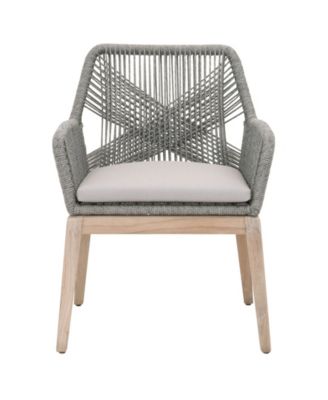 tommy hilfiger set of 2 rope crossweave dining chairs