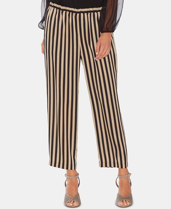 Vince Camuto Striped Pull-On Pants - Macy's
