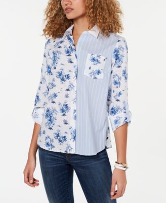 macy's tommy hilfiger women's blouses