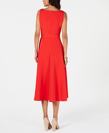 Vince Camuto Women's Belted High-Low Maxi Dress Blue Size XXS main image 0