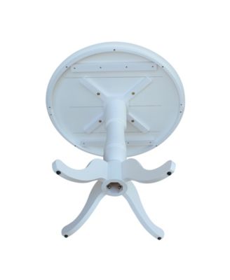 36" Round Top Pedestal Table - 34.9"H