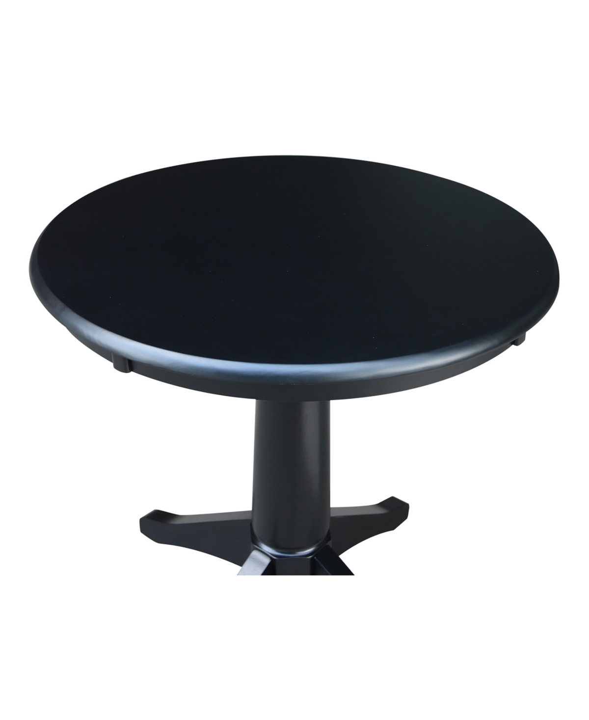 International Concepts Round Top Pedestal Table- 28.9