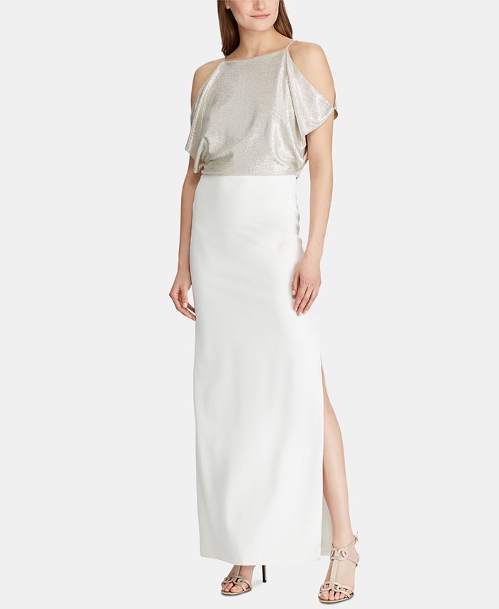 shimmer all night gown ralph lauren