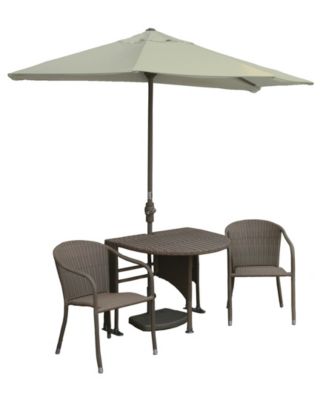 Blue Star Group Off The Wall Brella 9 Wide Half Umbrella With Sunbrella Fabric Reviews Furniture Macy S