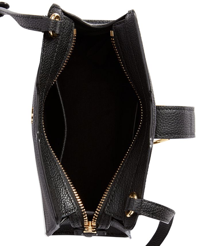 Lauren ralph lauren kenton pebble leather satchel Clearance