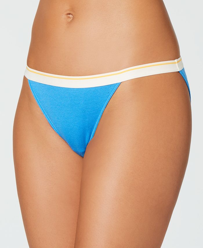 Jenni Women's Ribbed String Bikini Underwear, Created for Macy's - Macy's