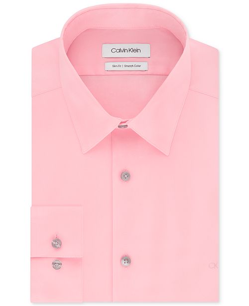Calvin Klein Men S Slim Fit Stretch Flex Collar Dress Shirt