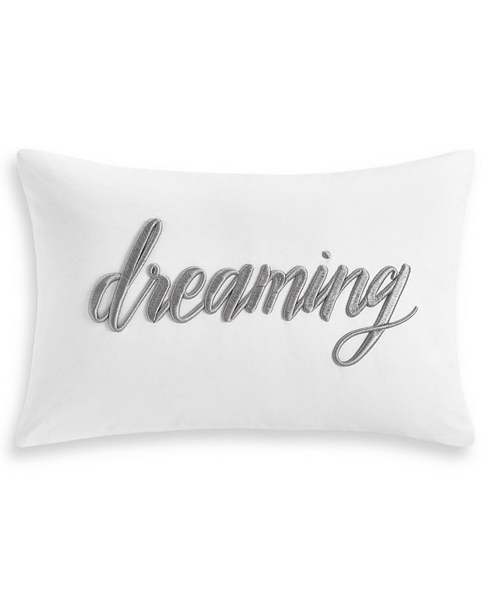 Charter Club Word Decorative Pillow, 12" x 18", Created for Macy's