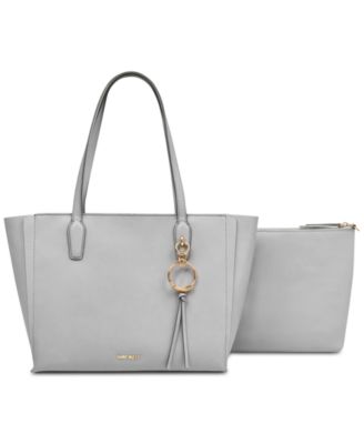 nine west grey purse