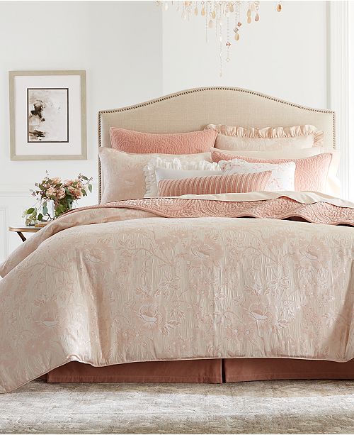 blush color pillows