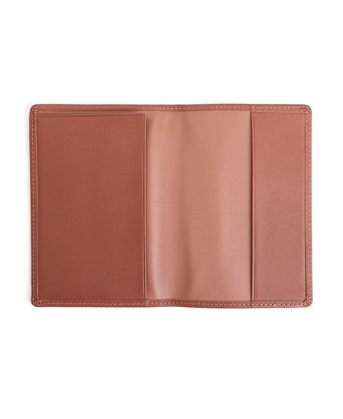 ROYCE New York Men's Passport Seal Embossed RFID Blocking Passport Case