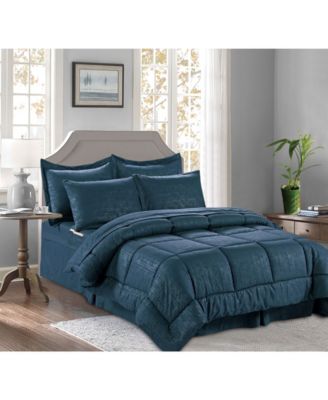 Bamboo Pinted 8-Pc. Comforter Set, King/Califorina King
