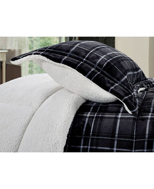 Elegant Comfort Softest Coziest Heavy Weight Plaid Pattern