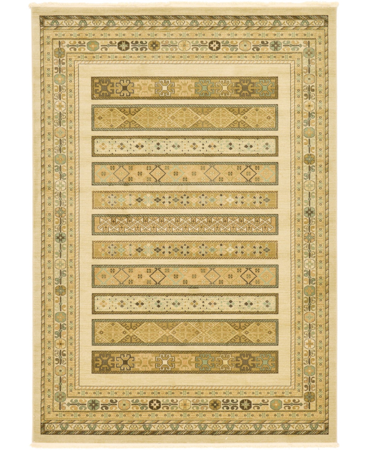 Bayshore Home Ojas Oja4 7' x 10' Area Rug - Ivory
