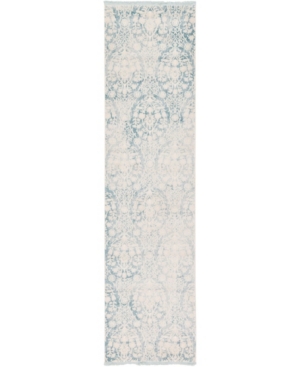 Bridgeport Home Norston Nor5 Light Blue 2' 7in x 10' Runner Area Rug